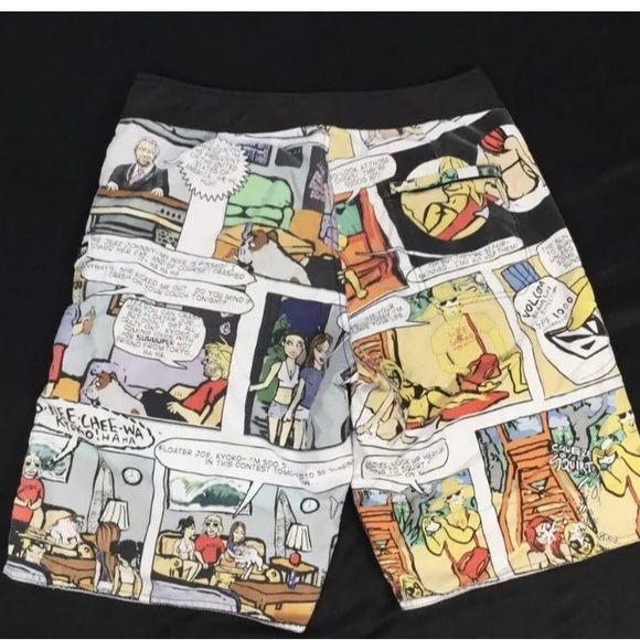 Volcom Mens Reversible Comic Swin Board Shorts..See Measurements. - Picture 3 of 5